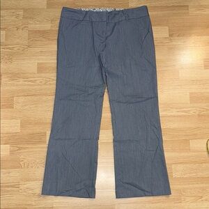 Studio Y 15/16 Blue Stretch Straight Leg Dress Pants Work Trousers